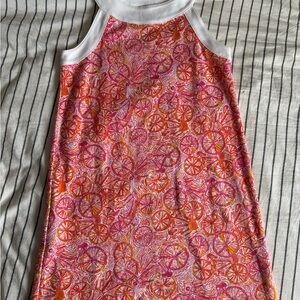 Lilly Pulitzer Pink and Orange Patterned Dress